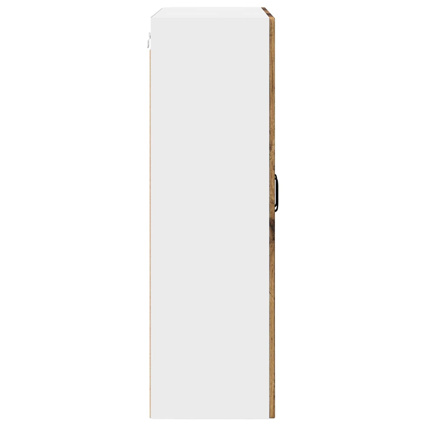Wall Glass Cabinet PORTO Old Wood 80 x 31 x 100 cm