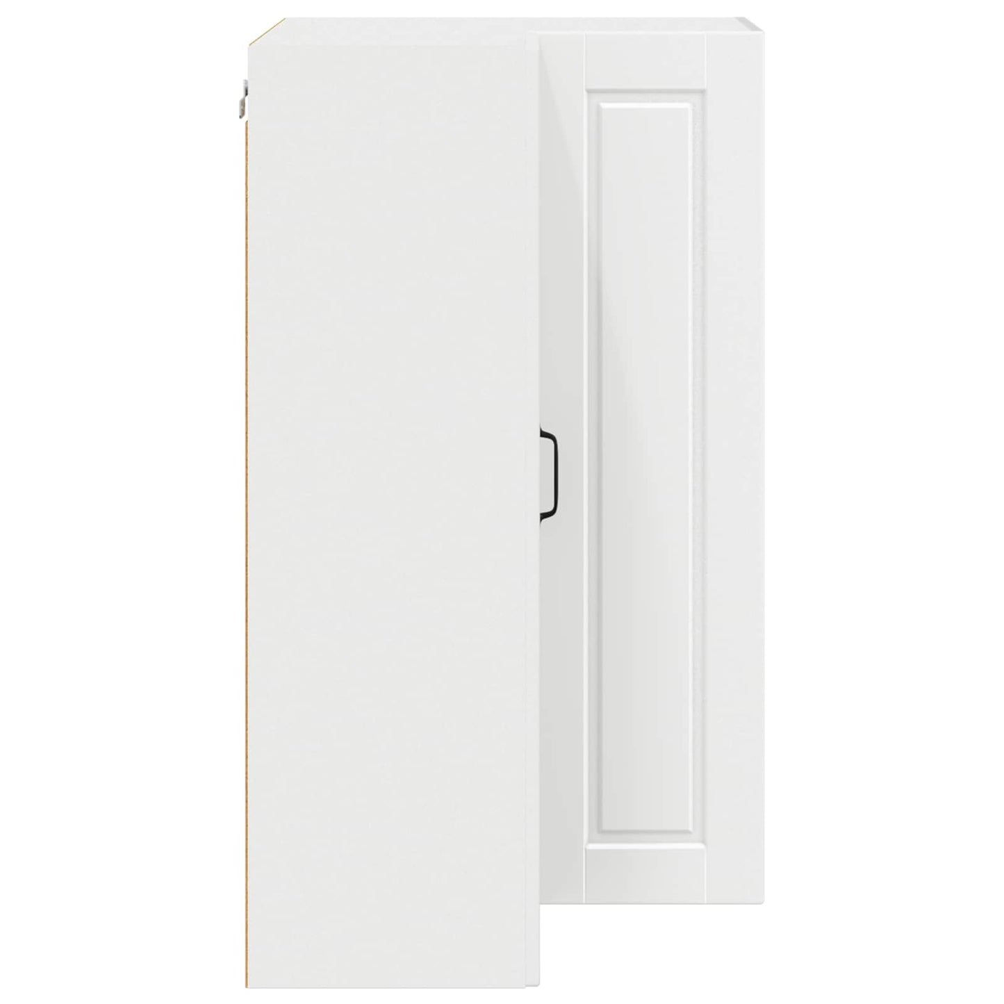 Wall Corner Cabinet PORTO White 57 x 57 x 100 cm