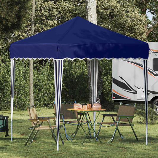 Pop-up Party Tent 195 x 195 x 245 cm Blue Oxford Fabric