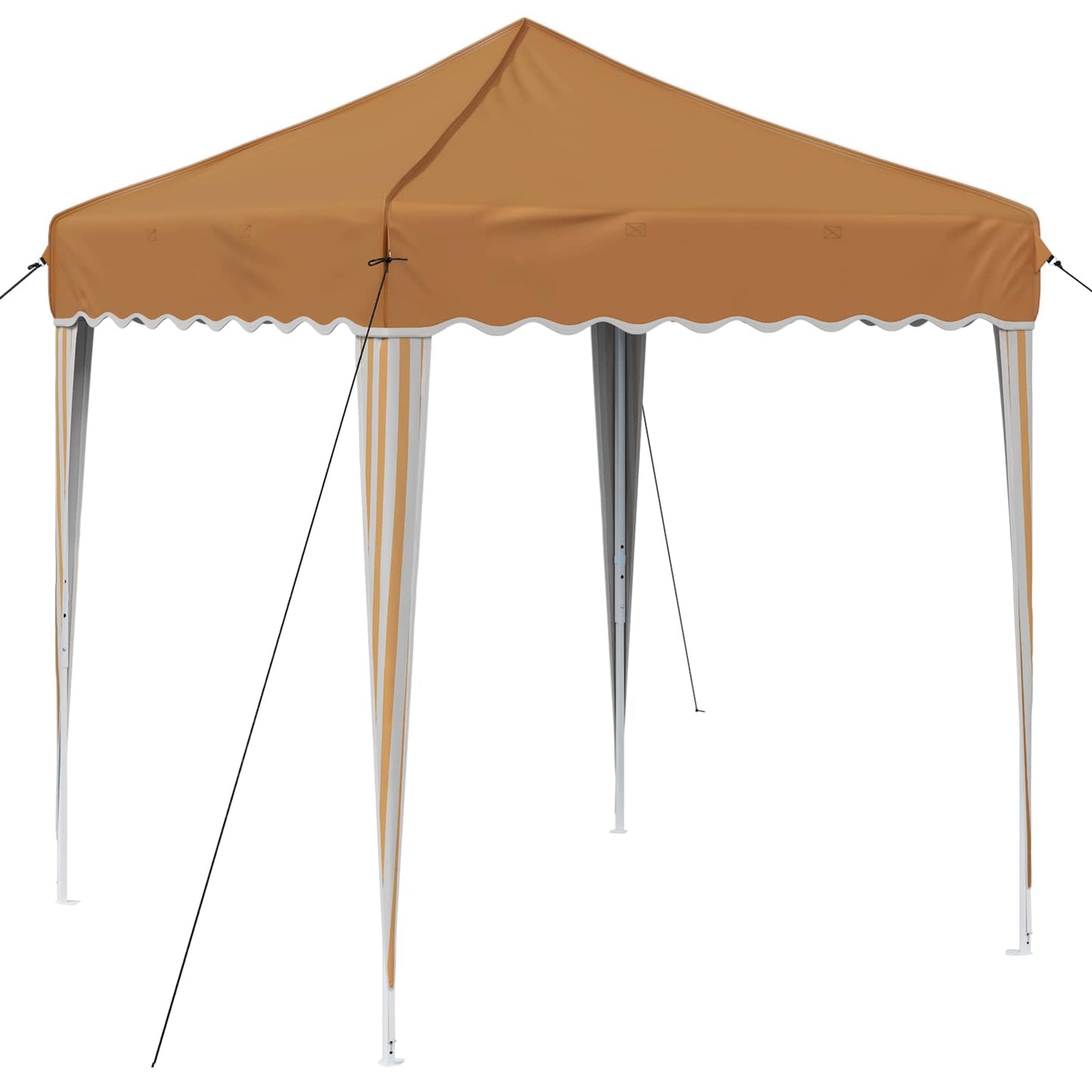 Pop-up Party Tent 195 x 195 x 245 cm Beige Oxford Fabric