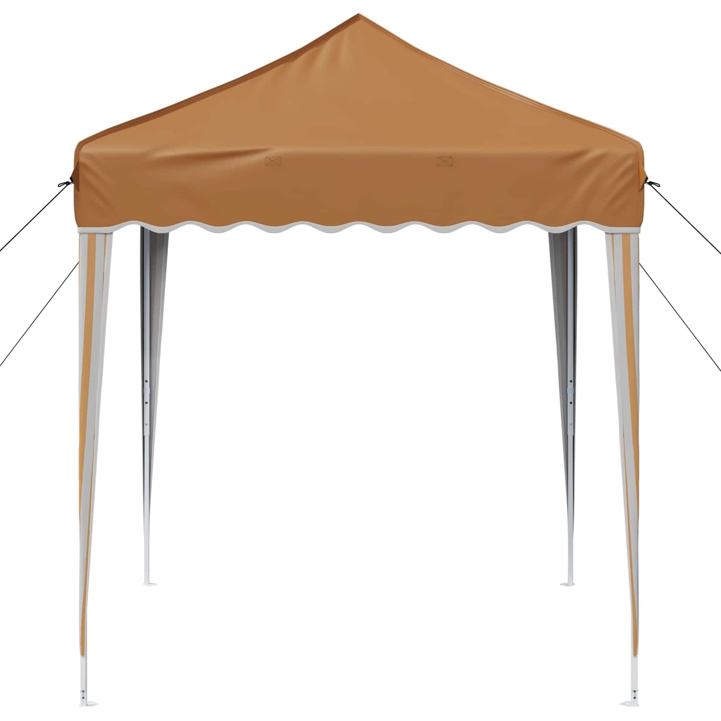 Pop-up Party Tent 195 x 195 x 245 cm Beige Oxford Fabric