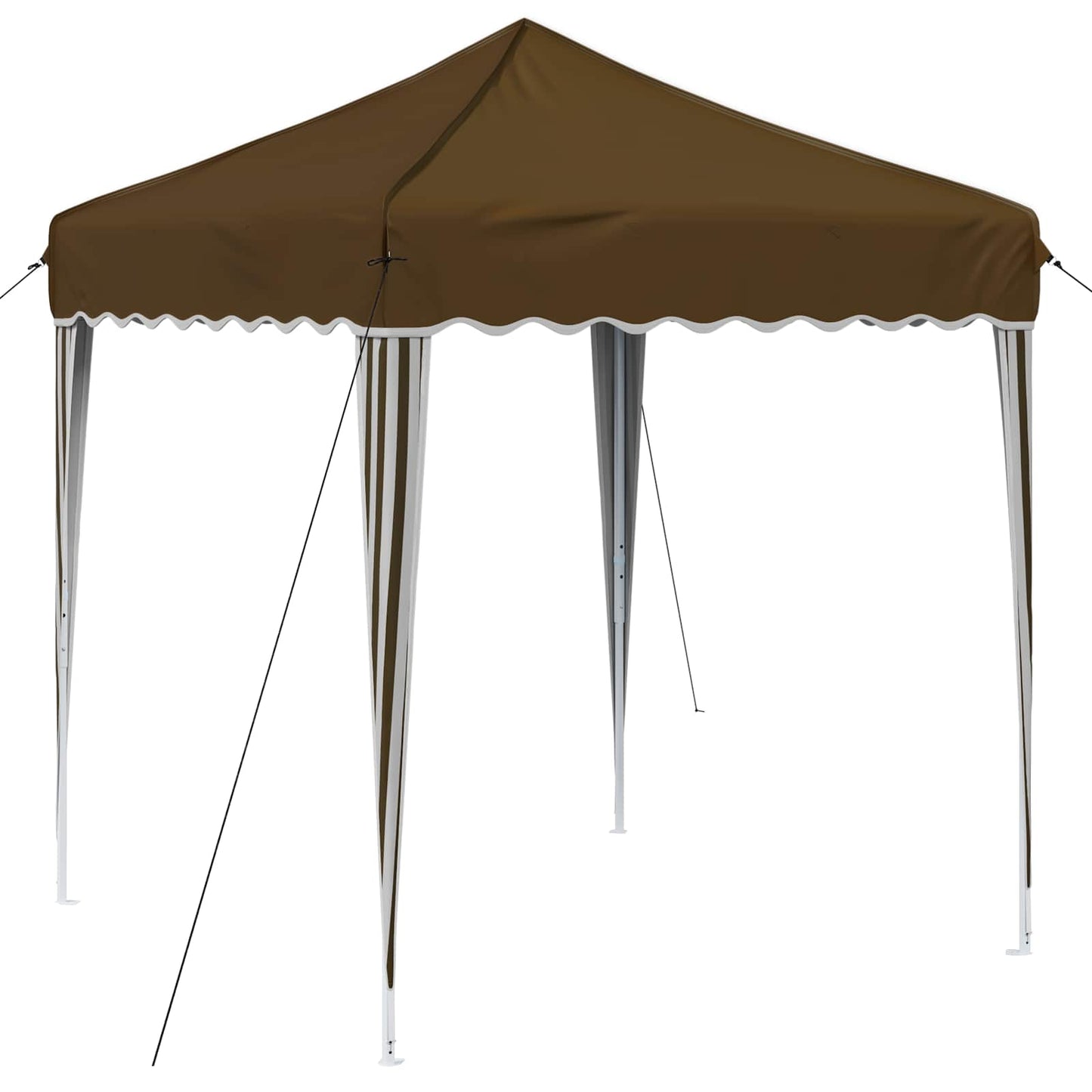 Pop-up Party Tent 195 x 195 x 245 cm Taupe Oxford Fabric