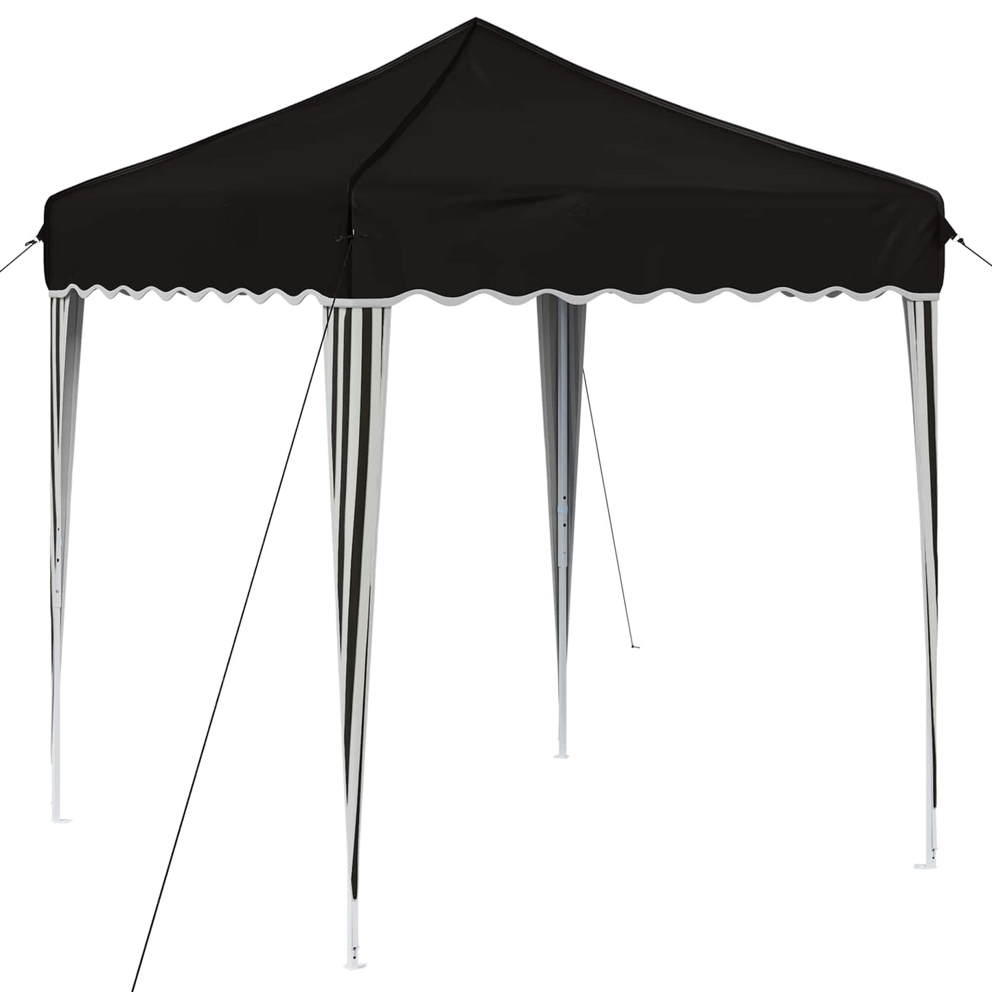 Pop-up Party Tent 195 x 195 x 245 cm Black Oxford Fabric