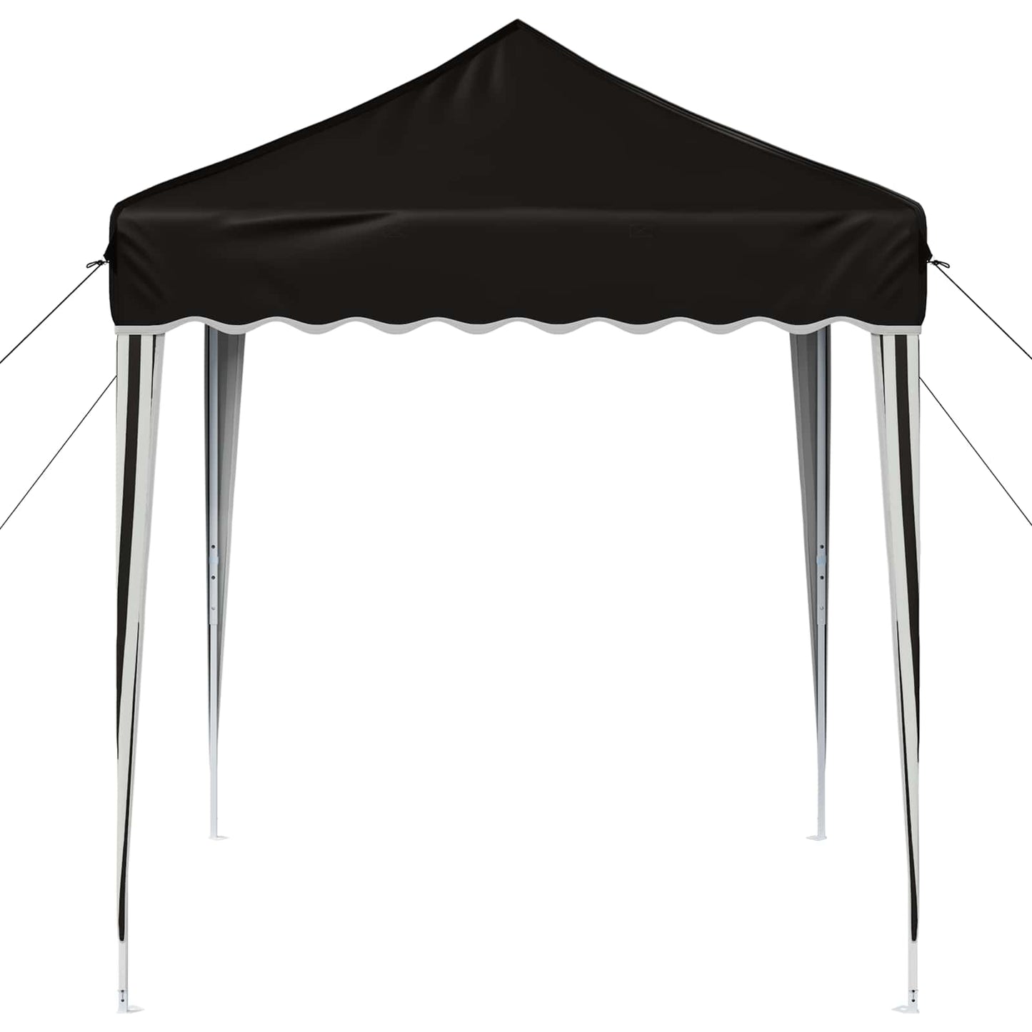 Pop-up Party Tent 195 x 195 x 245 cm Black Oxford Fabric