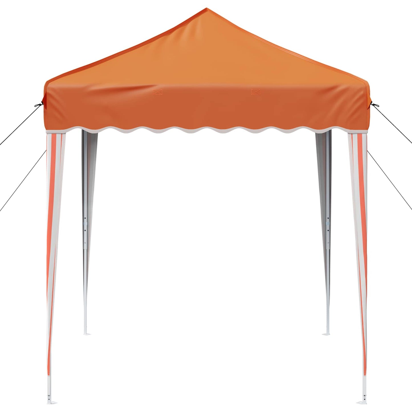 Pop-up Party Tent 195 x 195 x 245 cm Orange Oxford Fabric
