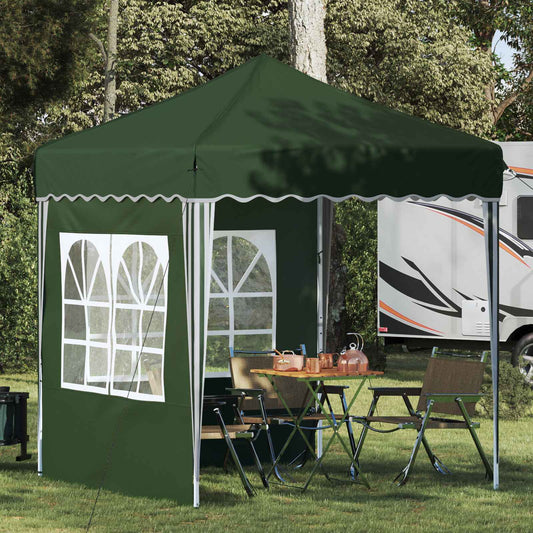 Pop-up Party Tent 195 x 195 x 245 cm Green Oxford Fabric