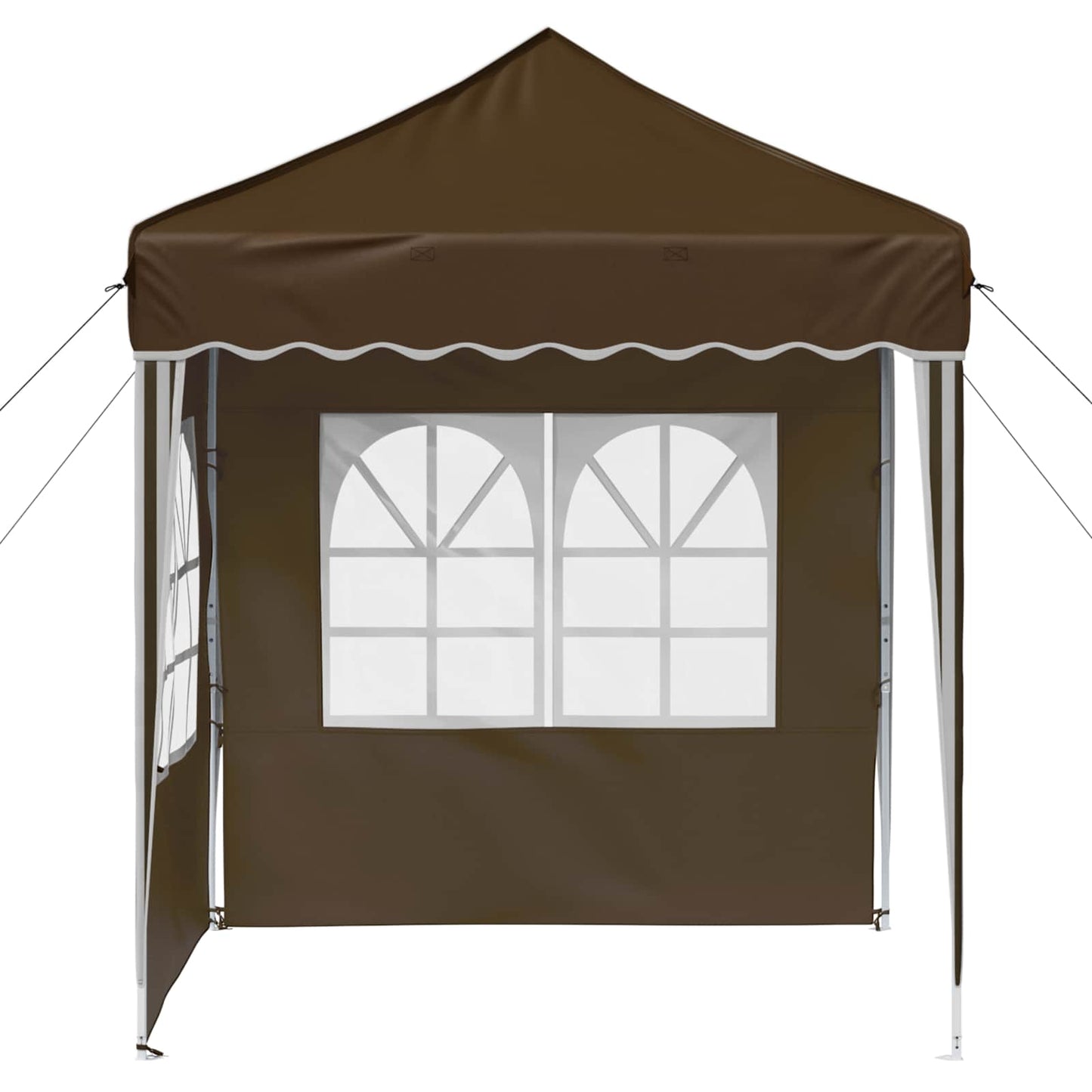 Pop-up Party Tent 195 x 195 x 245 cm Taupe Oxford Fabric
