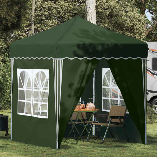 Pop-up Party Tent 195 x 195 x 245 cm Green Oxford Fabric