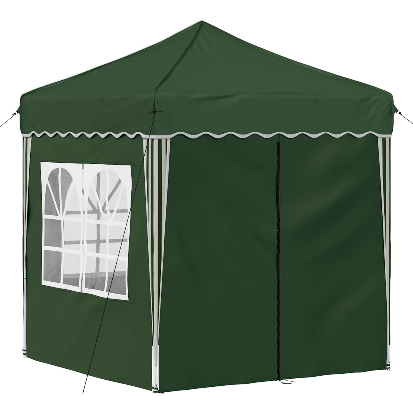 Pop-up Party Tent 195 x 195 x 245 cm Green Oxford Fabric
