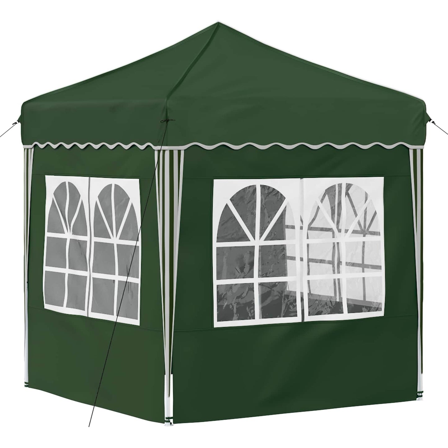 Pop-up Party Tent 195 x 195 x 245 cm Green Oxford Fabric