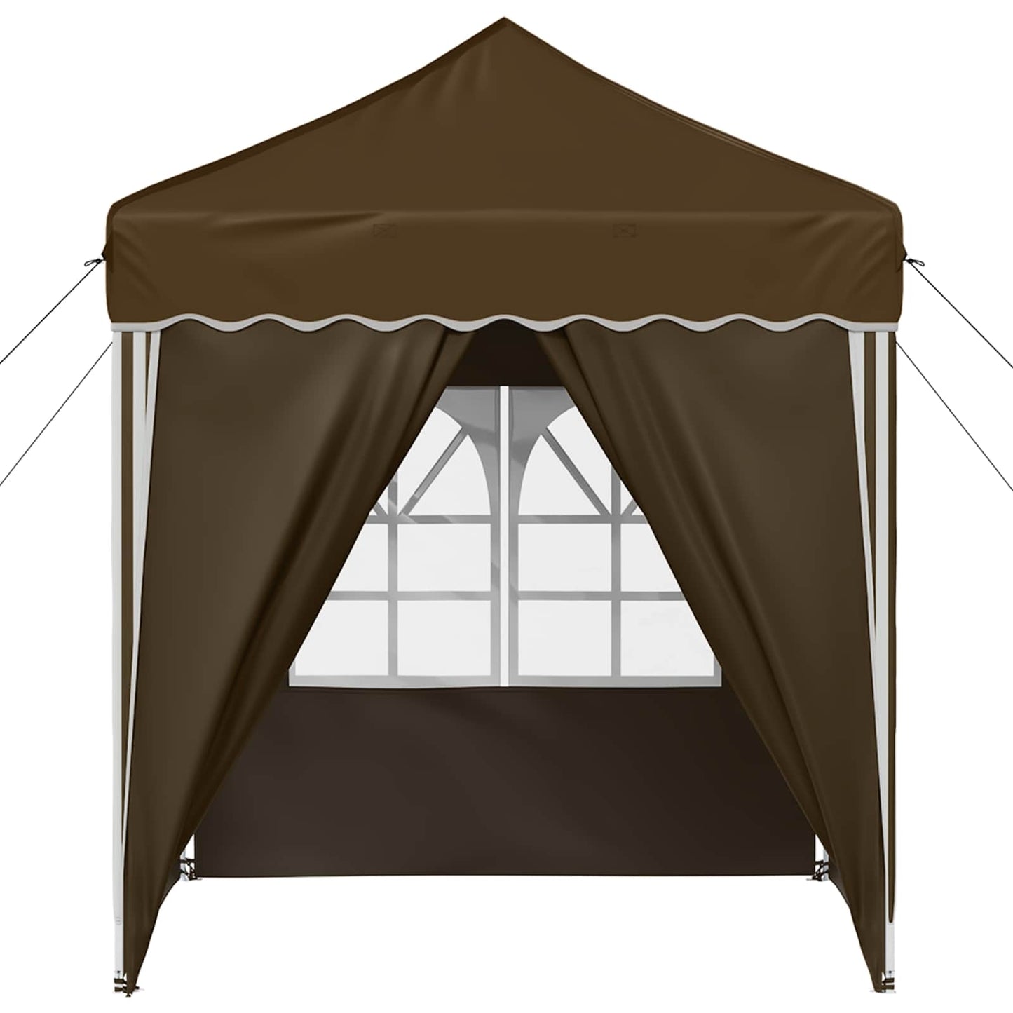 Pop-up Party Tent 195 x 195 x 245 cm Taupe Oxford Fabric