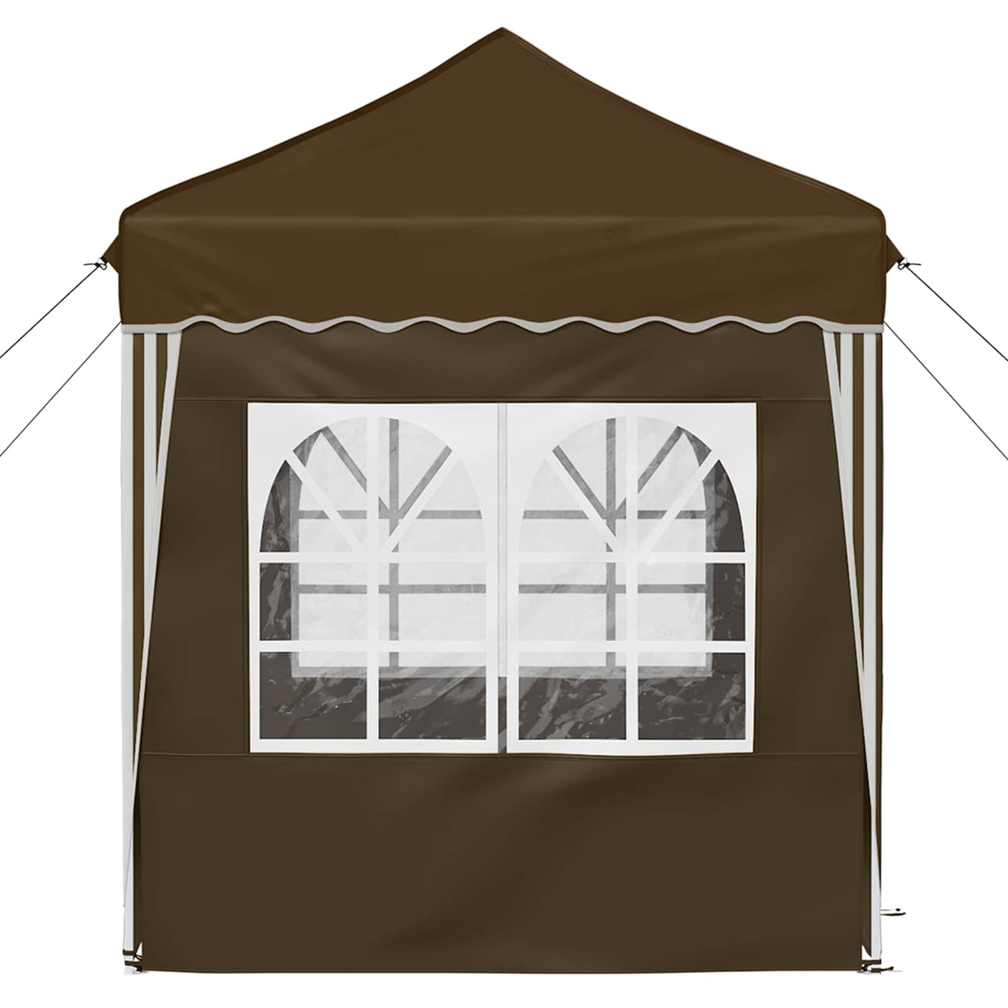 Pop-up Party Tent 195 x 195 x 245 cm Taupe Oxford Fabric