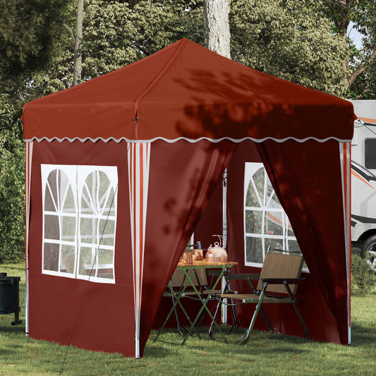 Pop-up Party Tent 195 x 195 x 245 cm Terracotta Oxford Fabric