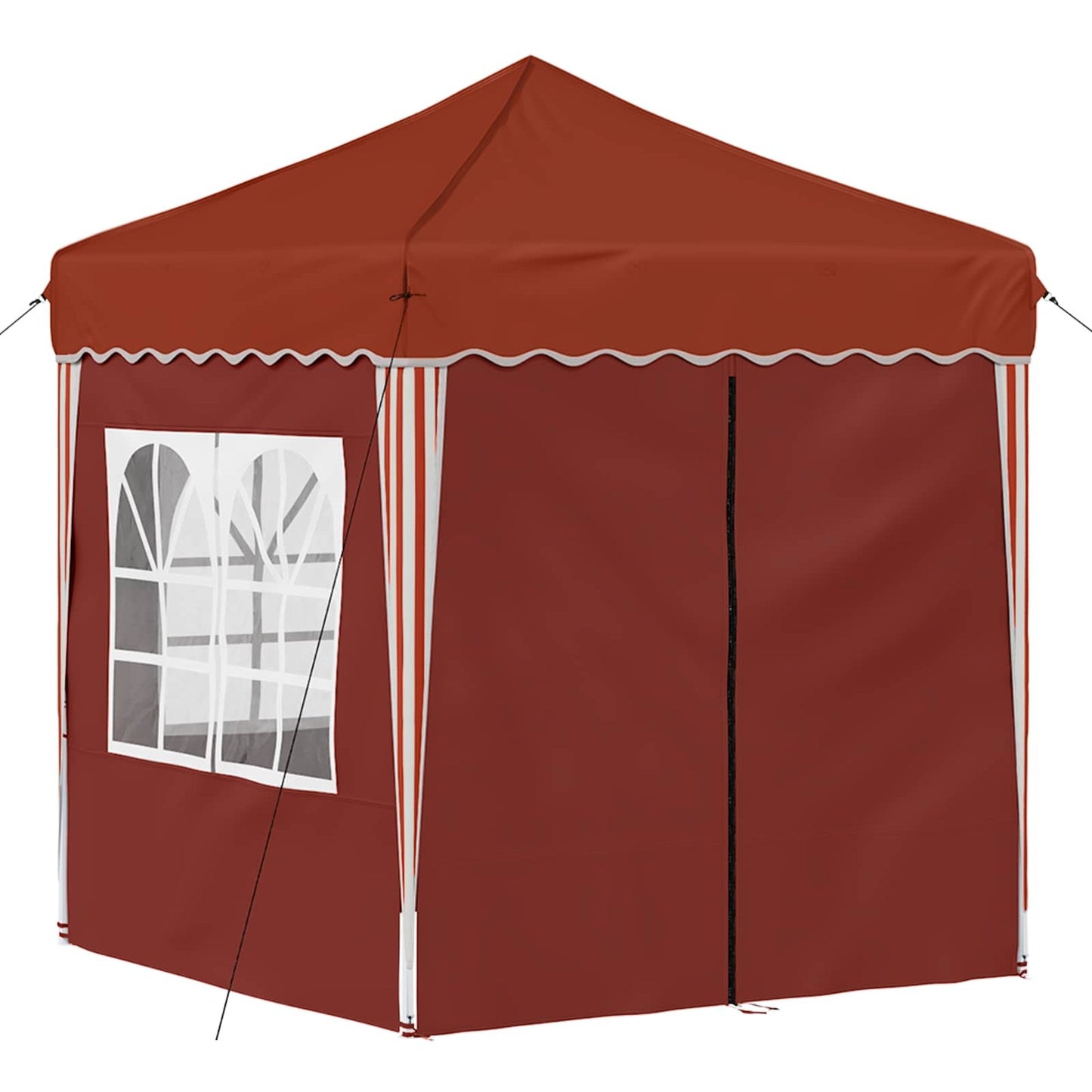 Pop-up Party Tent 195 x 195 x 245 cm Terracotta Oxford Fabric