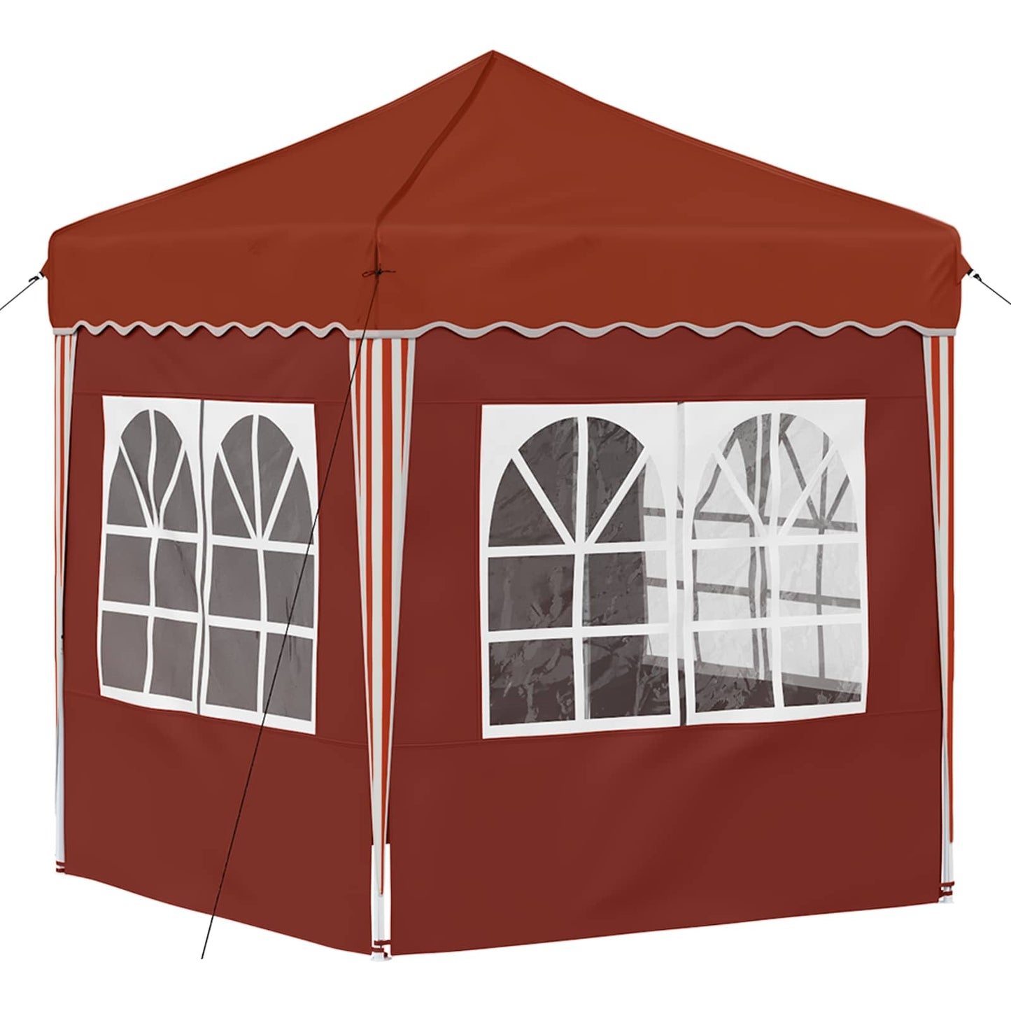 Pop-up Party Tent 195 x 195 x 245 cm Terracotta Oxford Fabric