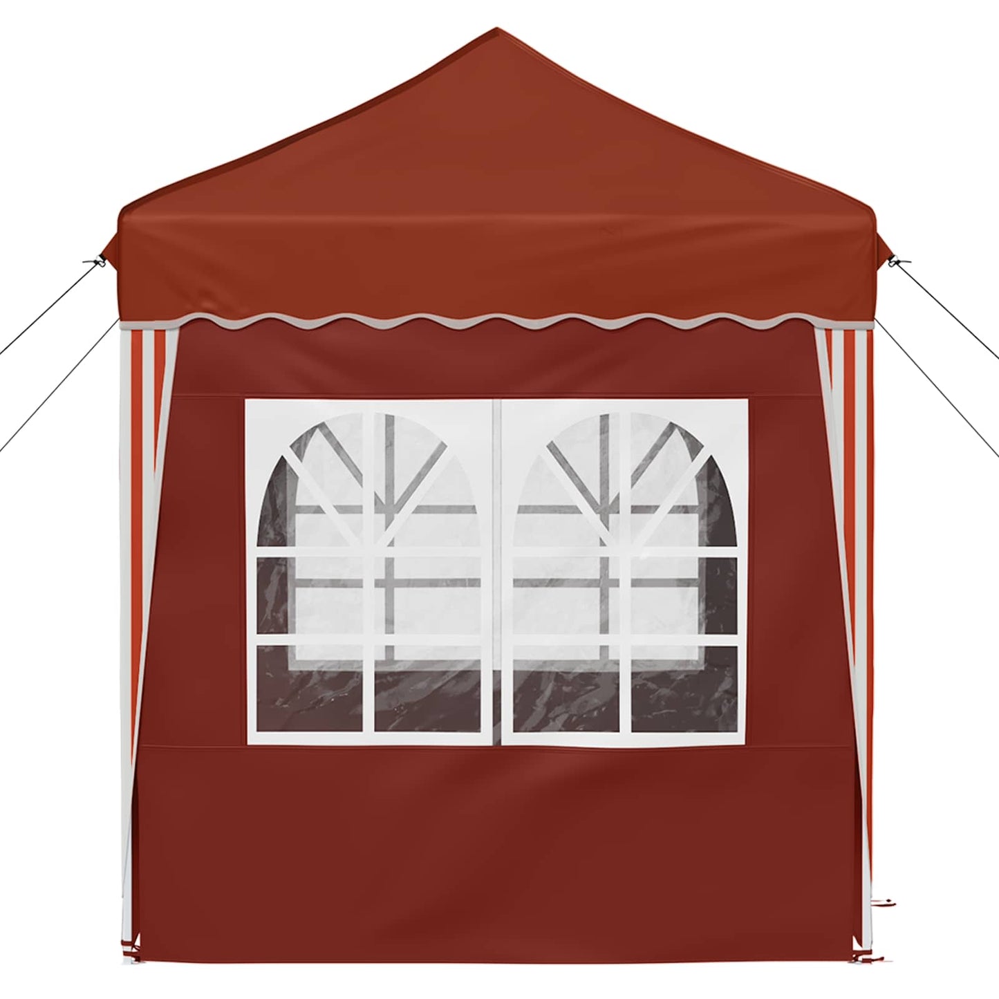 Pop-up Party Tent 195 x 195 x 245 cm Terracotta Oxford Fabric