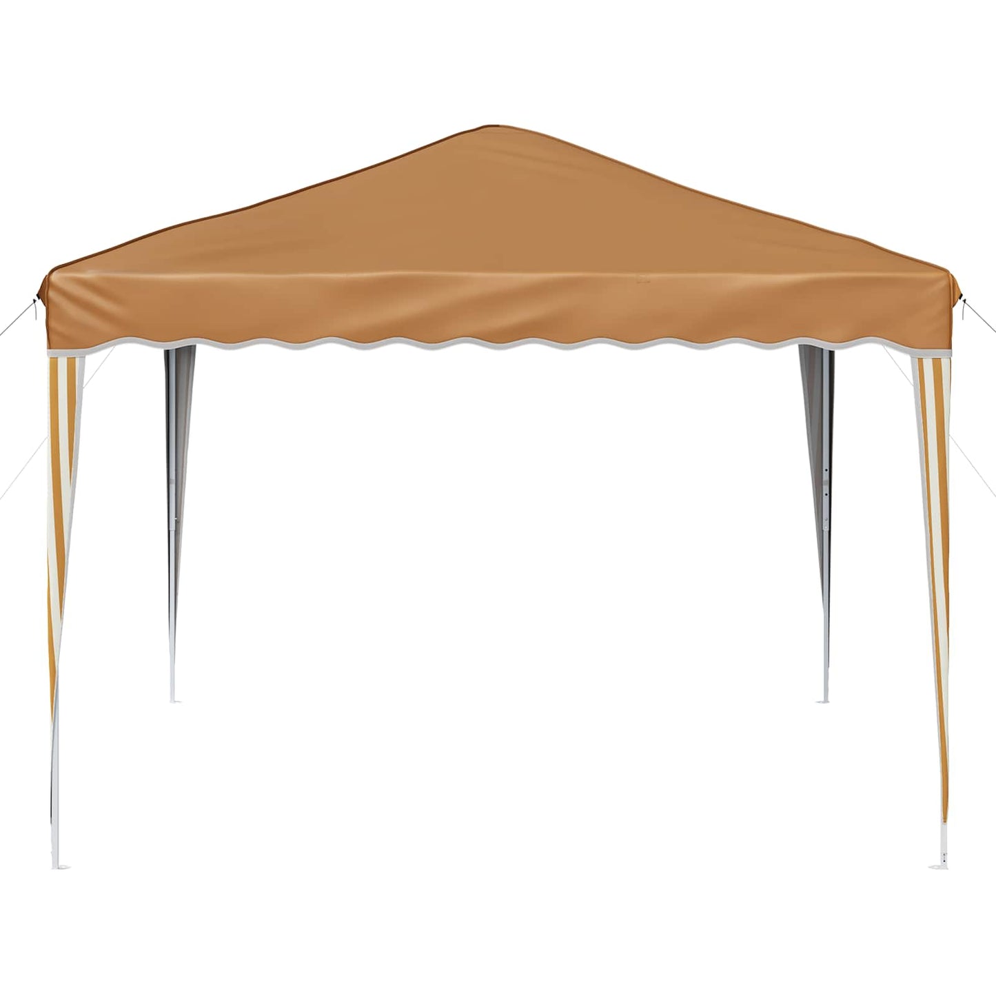 Pop-up Party Tent 288 x 288 x 245 cm Beige Oxford Fabric