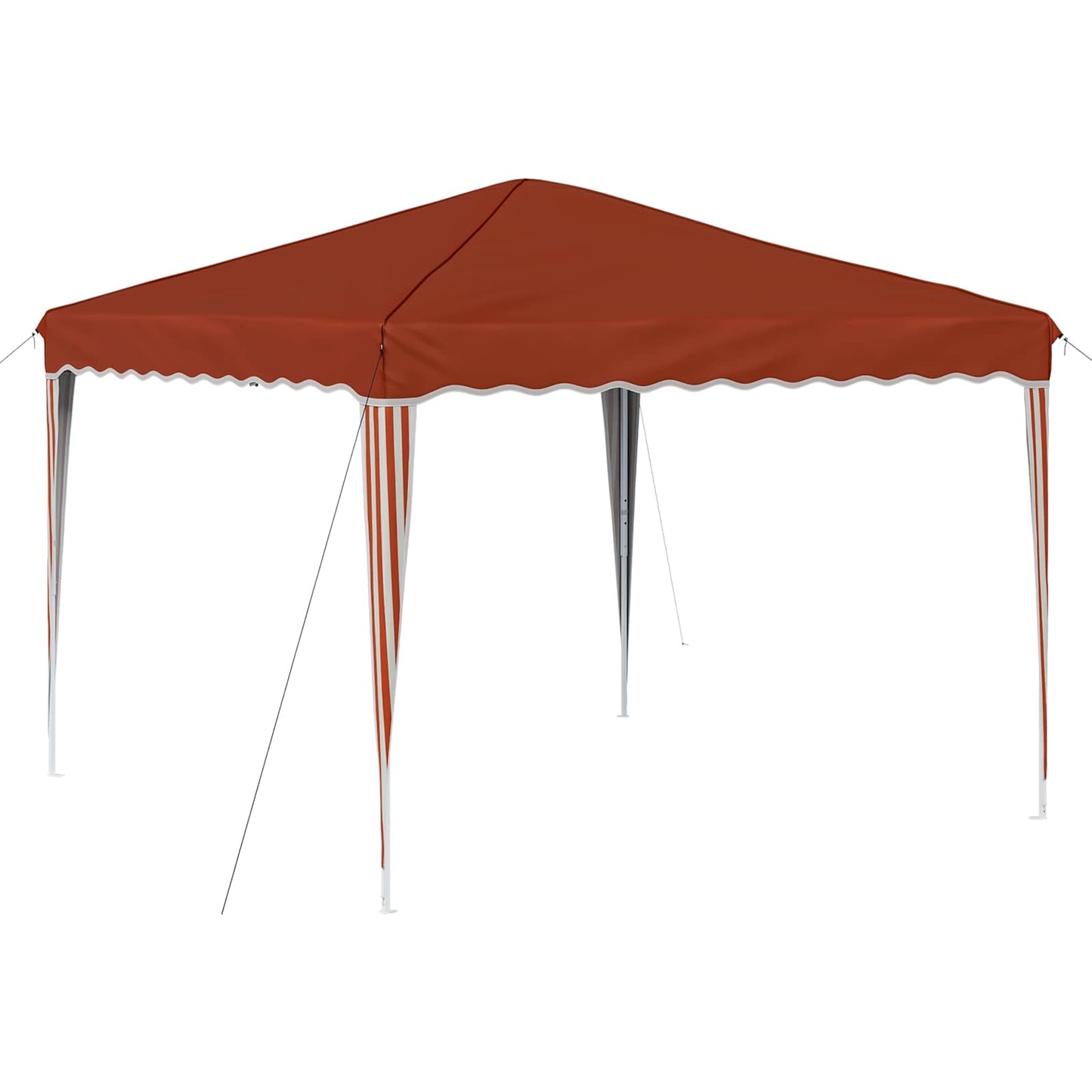 Pop-up Party Tent 288 x 288 x 245 cm Terracotta Oxford Fabric