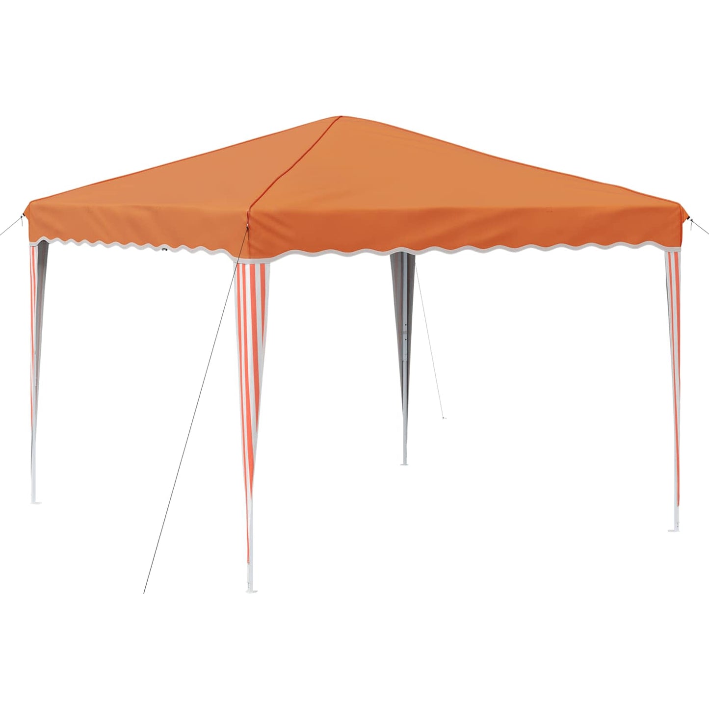 Pop-up Party Tent 288 x 288 x 245 cm Orange Oxford Fabric