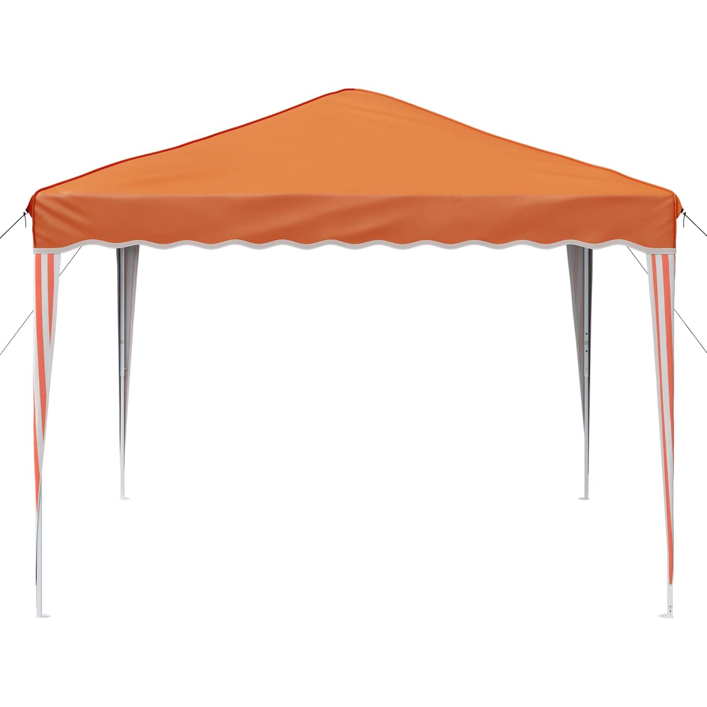 Pop-up Party Tent 288 x 288 x 245 cm Orange Oxford Fabric