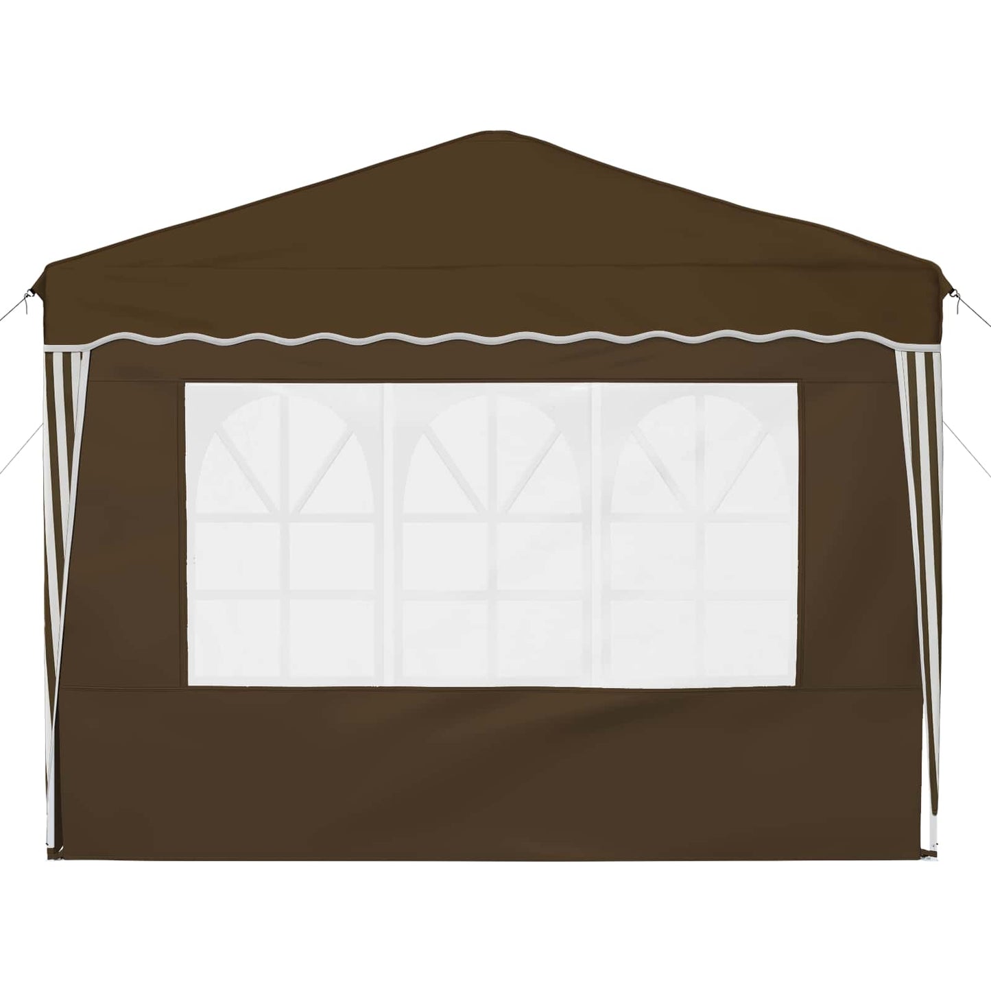 Pop-up Party Tent 288 x 288 x 245 cm Taupe Oxford Fabric