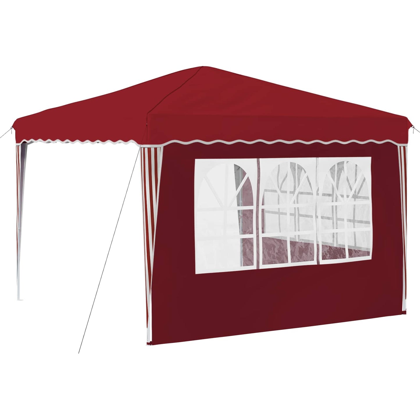 Pop-up Party Tent 288 x 288 x 245 cm Burgundy Oxford Fabric