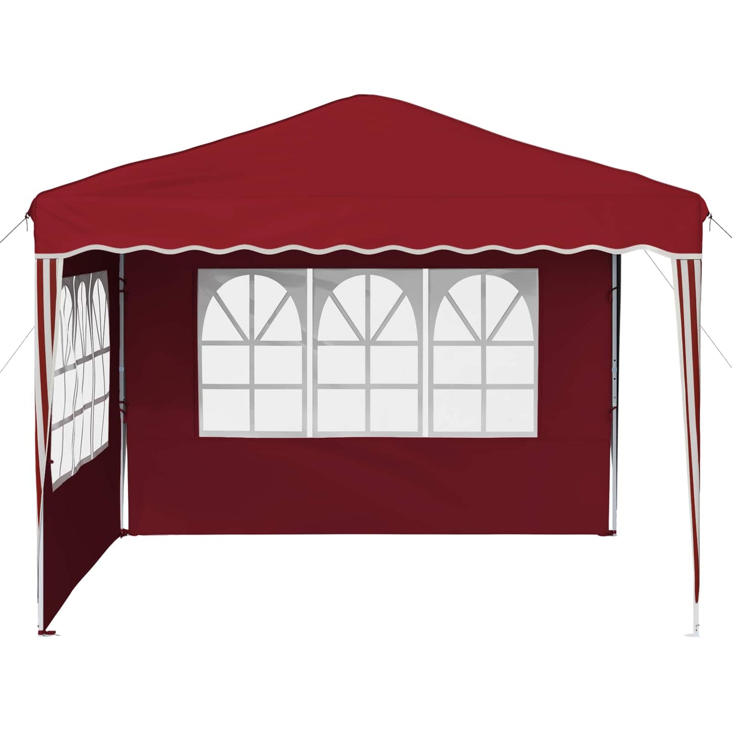 Pop-up Party Tent 288 x 288 x 245 cm Burgundy Oxford Fabric