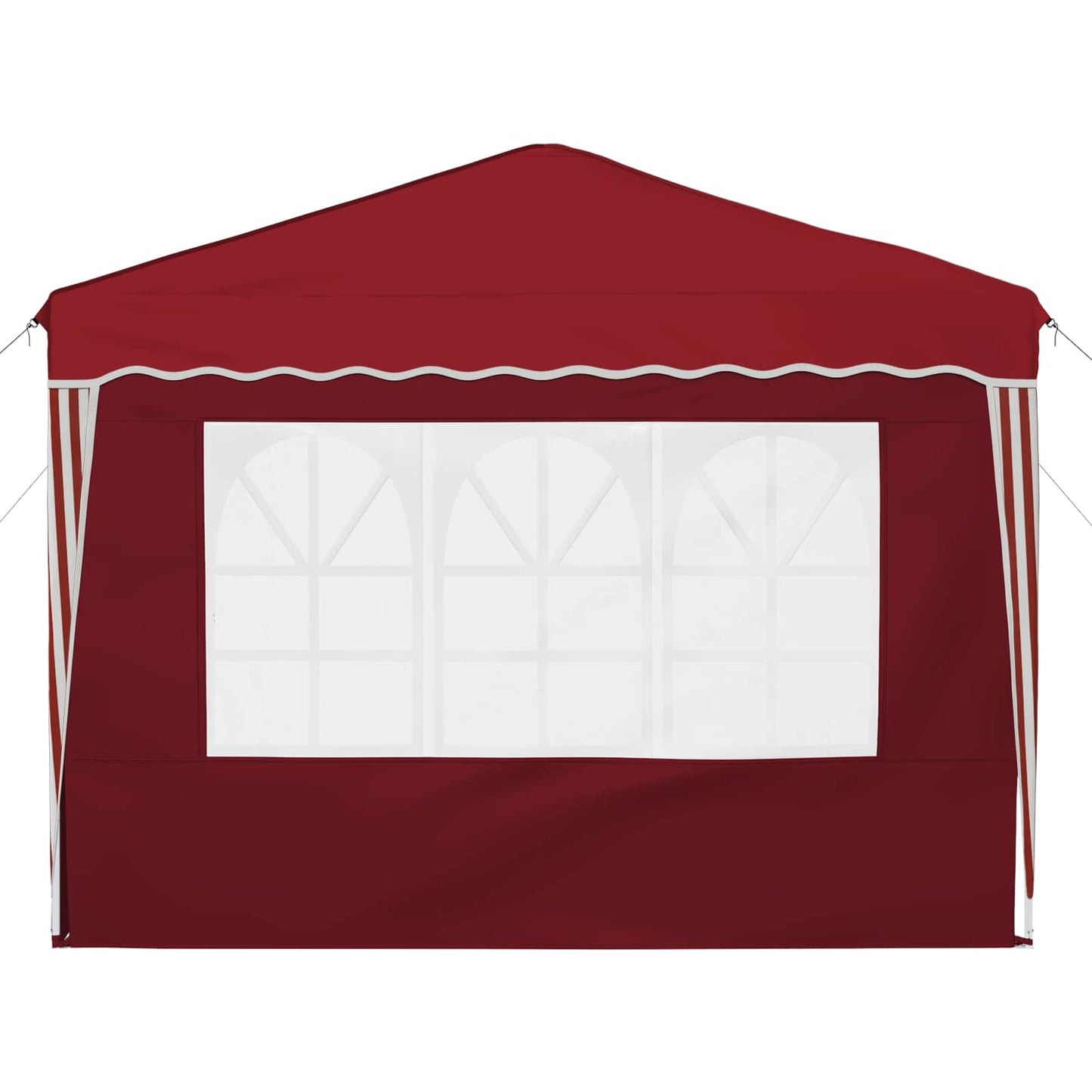 Pop-up Party Tent 288 x 288 x 245 cm Burgundy Oxford Fabric