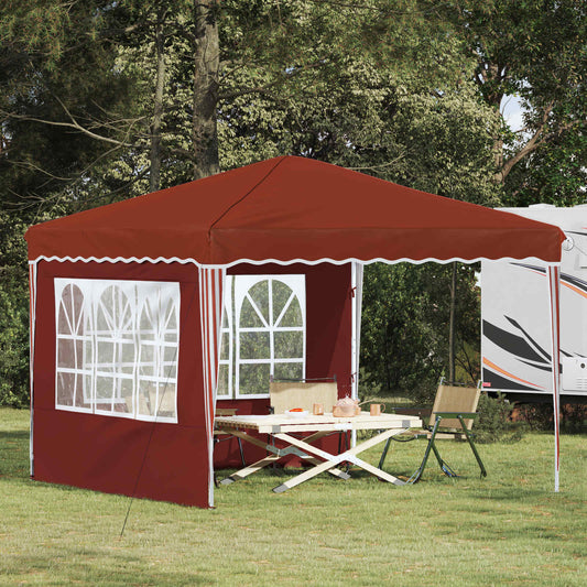 Pop-up Party Tent 288 x 288 x 245 cm Terracotta Oxford Fabric