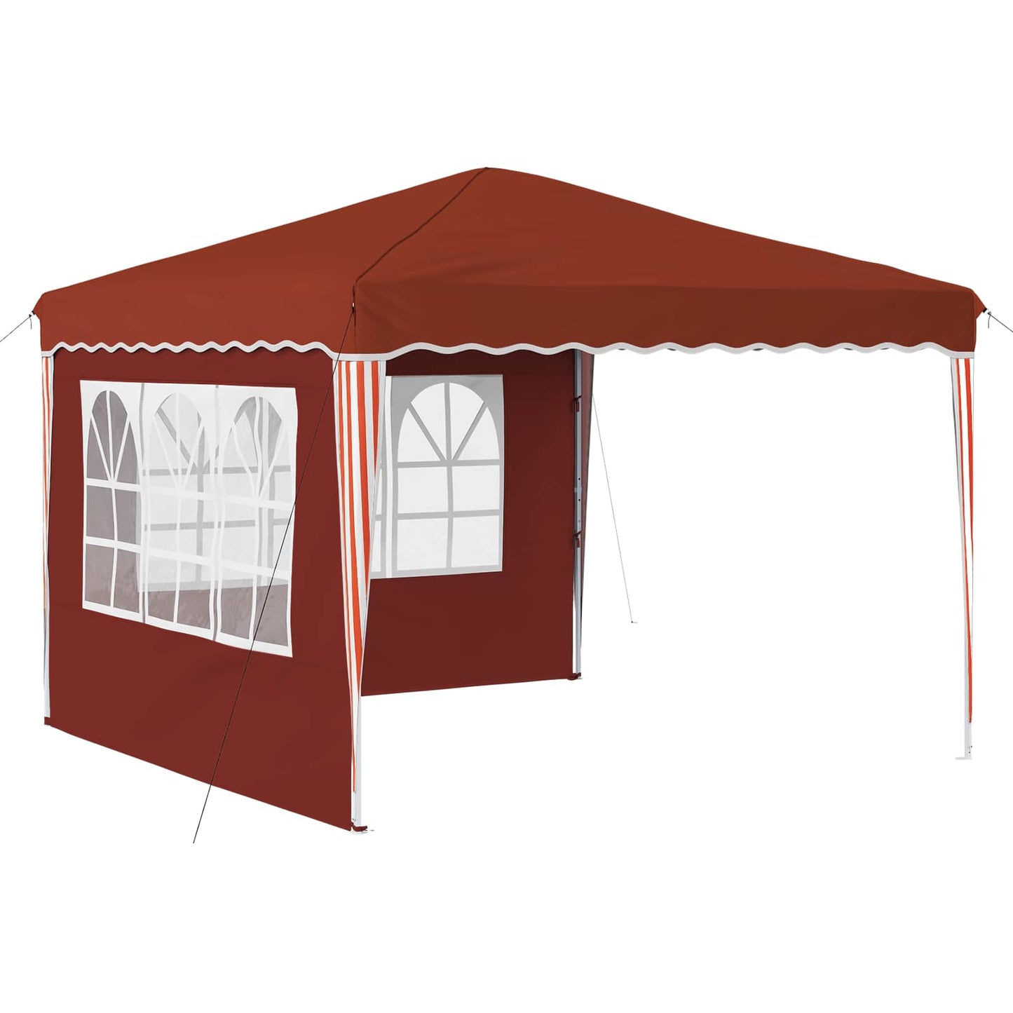 Pop-up Party Tent 288 x 288 x 245 cm Terracotta Oxford Fabric