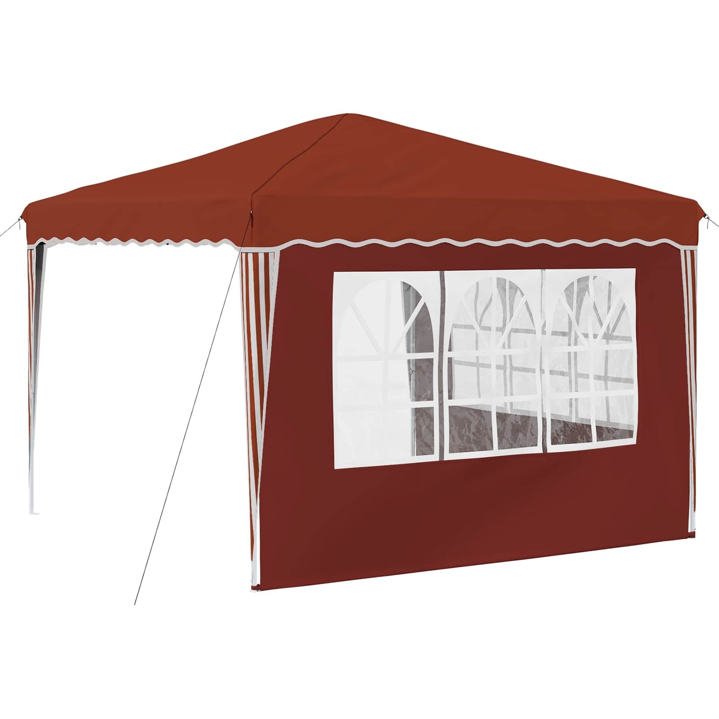 Pop-up Party Tent 288 x 288 x 245 cm Terracotta Oxford Fabric