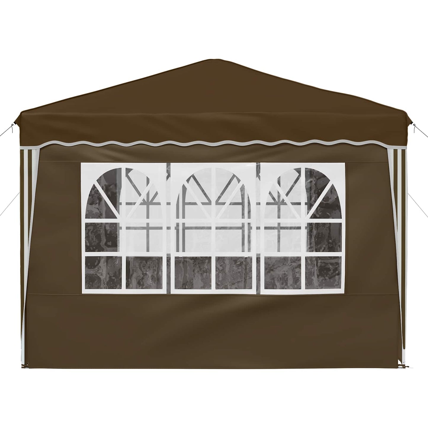 Pop-up Party Tent 288 x 288 x 245 cm Taupe Oxford Fabric