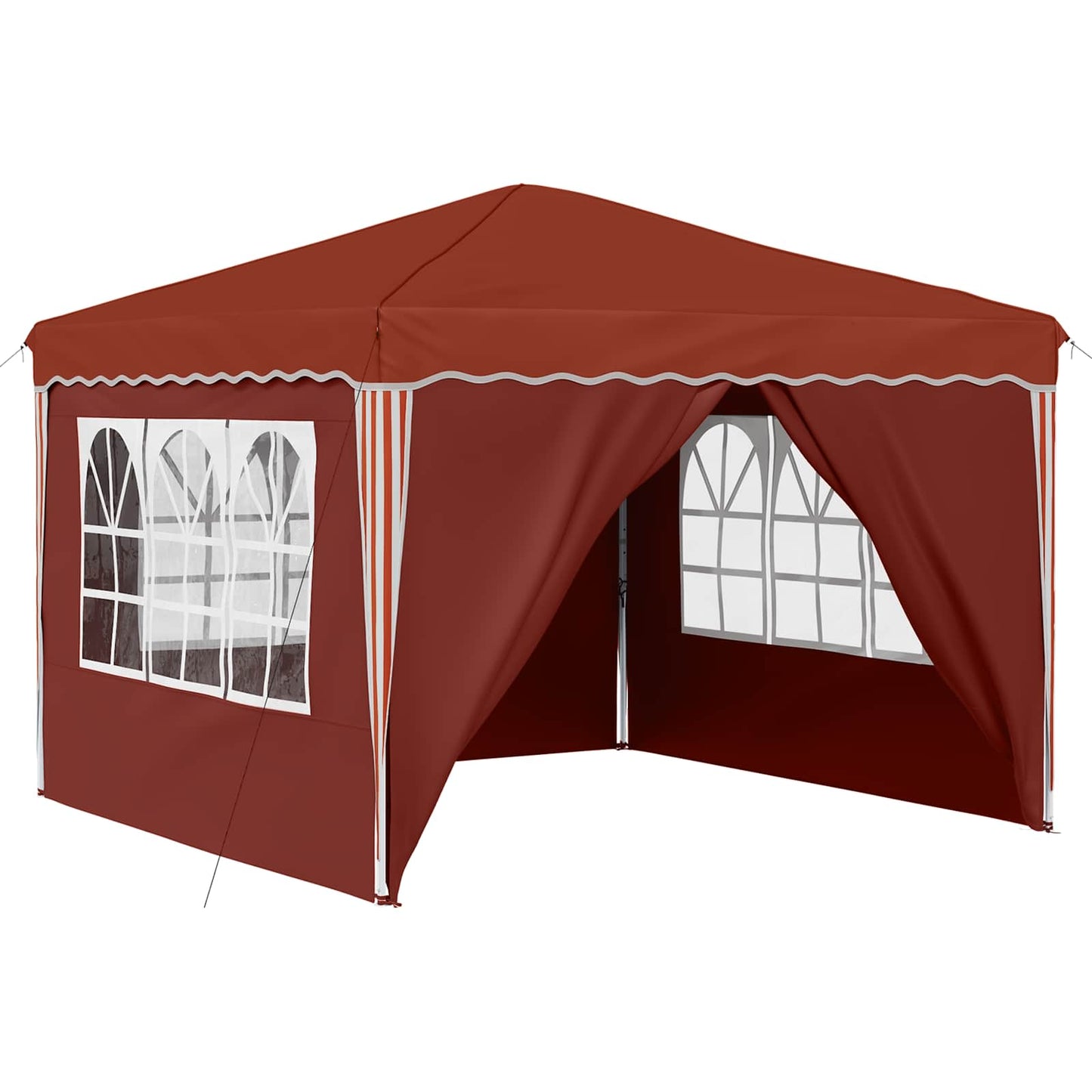Pop-up Party Tent 288 x 288 x 245 cm Terracotta Oxford Fabric