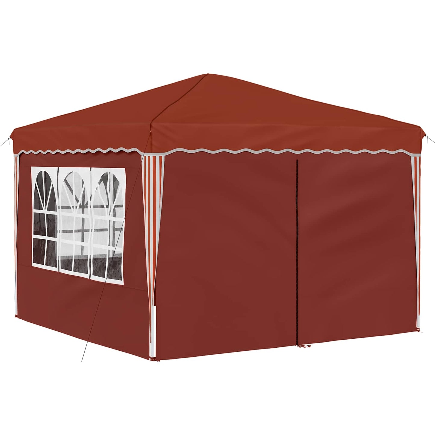 Pop-up Party Tent 288 x 288 x 245 cm Terracotta Oxford Fabric