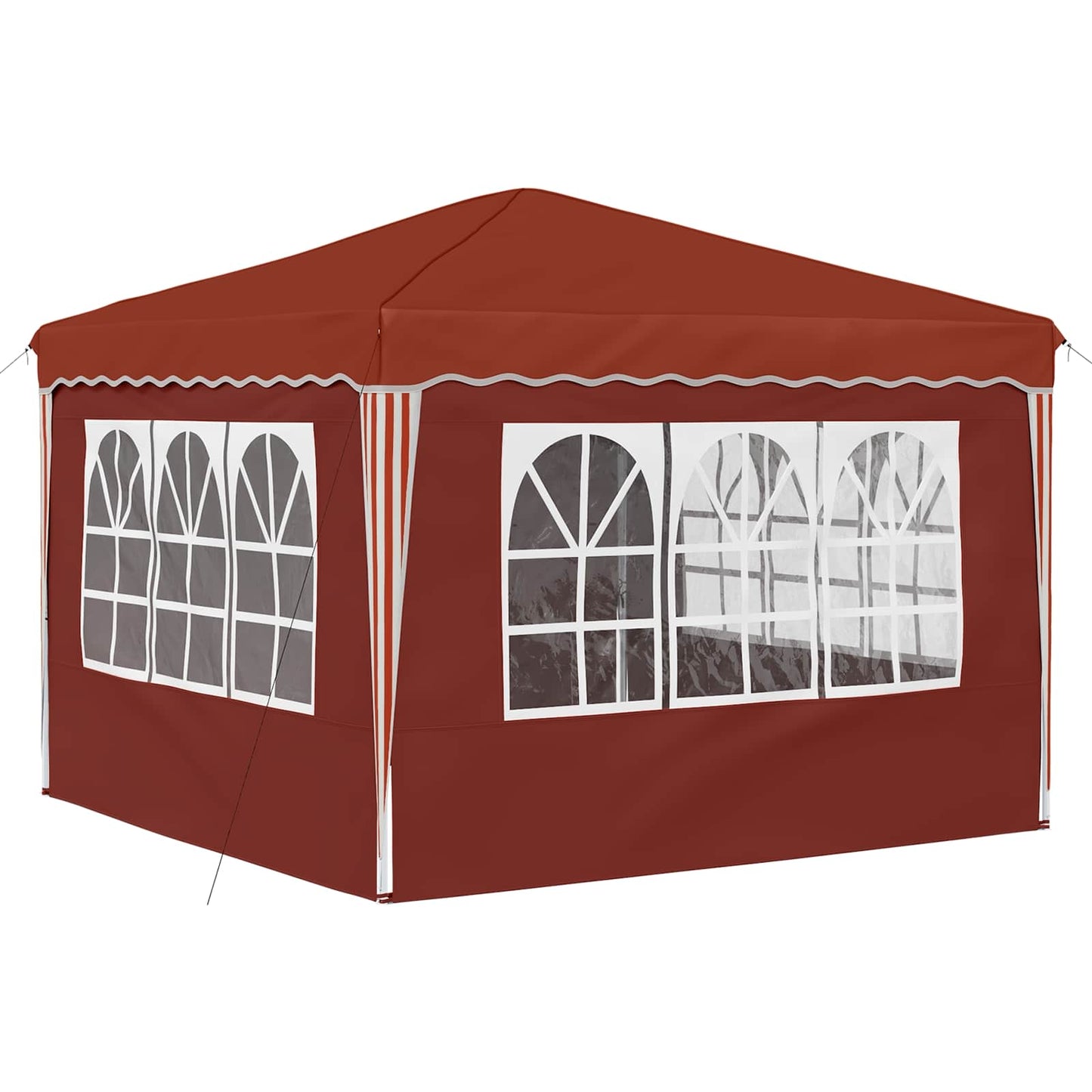 Pop-up Party Tent 288 x 288 x 245 cm Terracotta Oxford Fabric