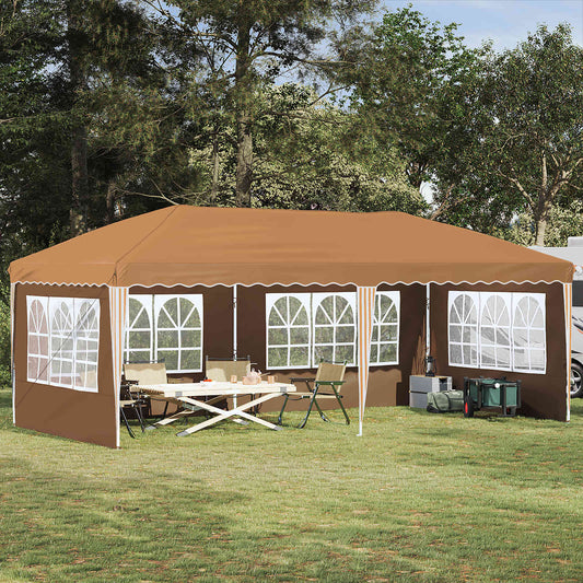 Pop-up Party Tent 575 x 289 x 245 cm Beige