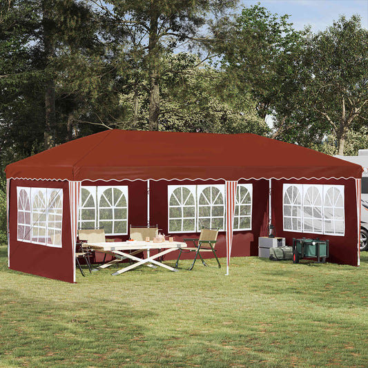 Pop-up Party Tent 575 x 289 x 245 cm Terracotta