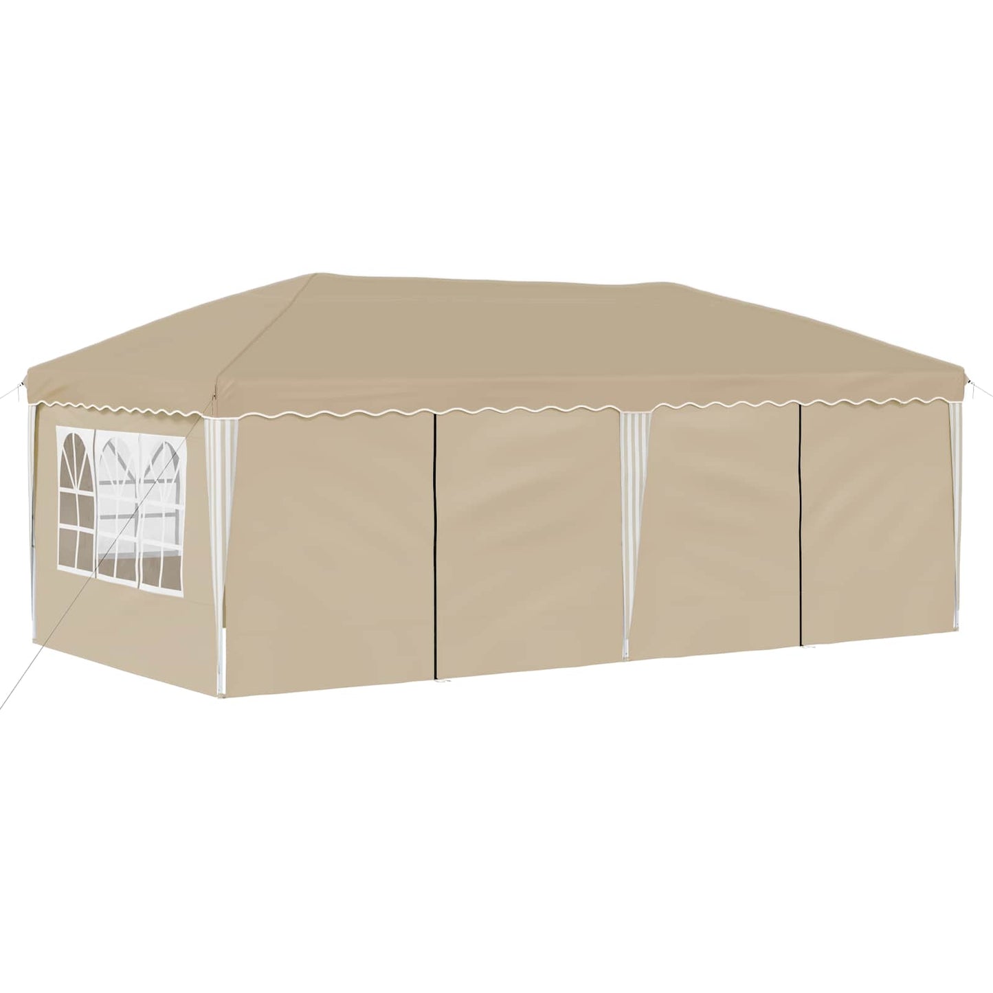 Pop-up Party Tent 575 x 288 x 245 cm Cream