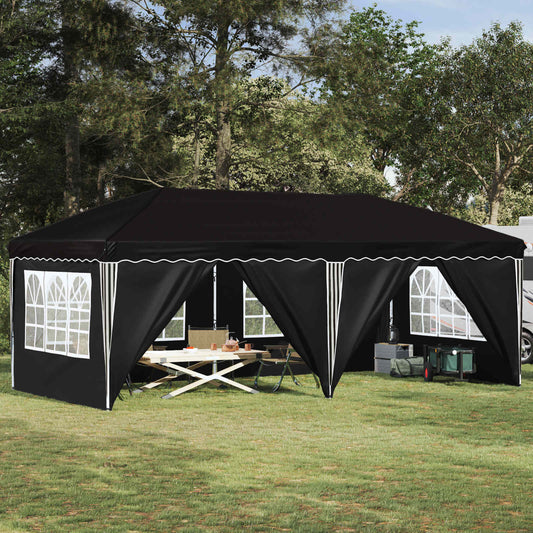 Pop-up Party Tent 575 x 288 x 245 cm Black