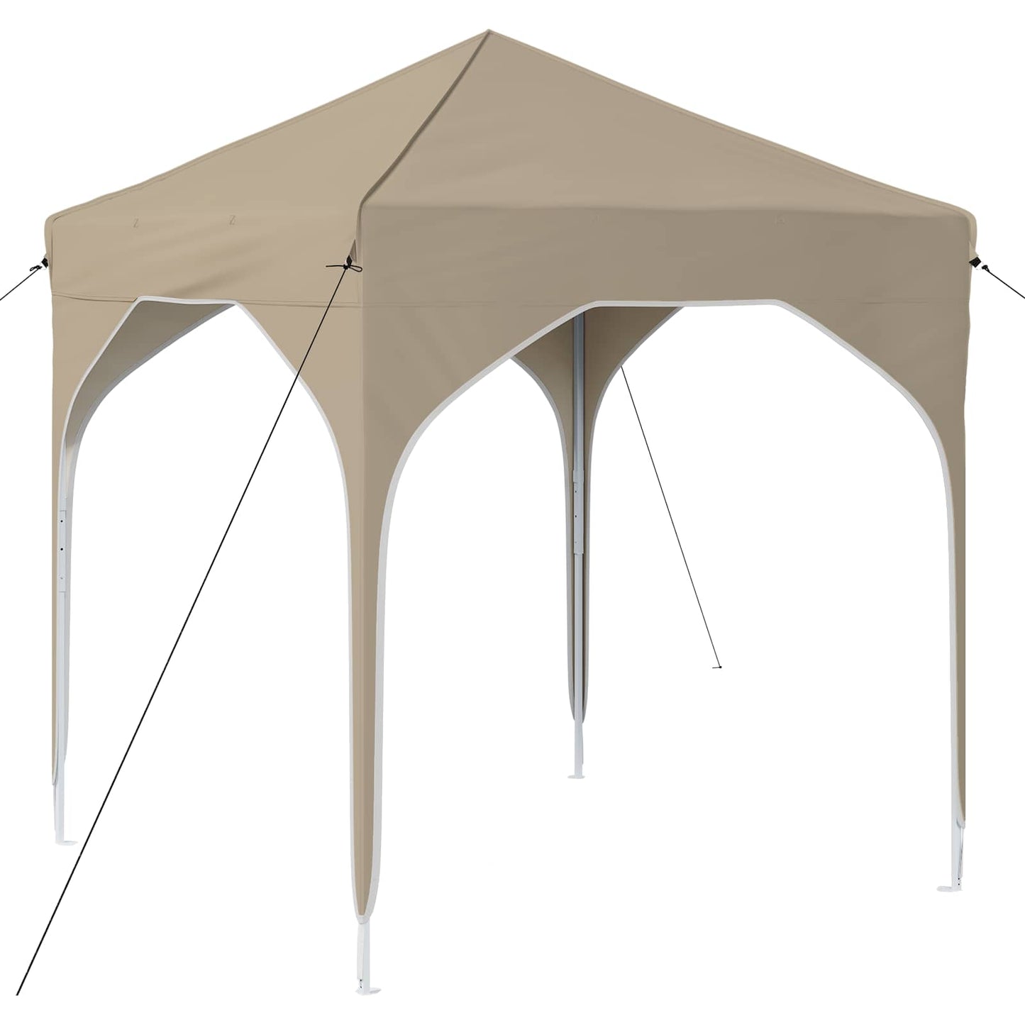 Pop-up Party Tent 194 x 194 x 245 cm Cream