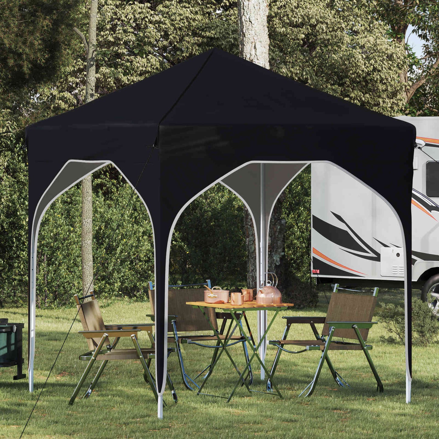 Pop-up Party Tent 194 x 194 x 245 cm Antracite