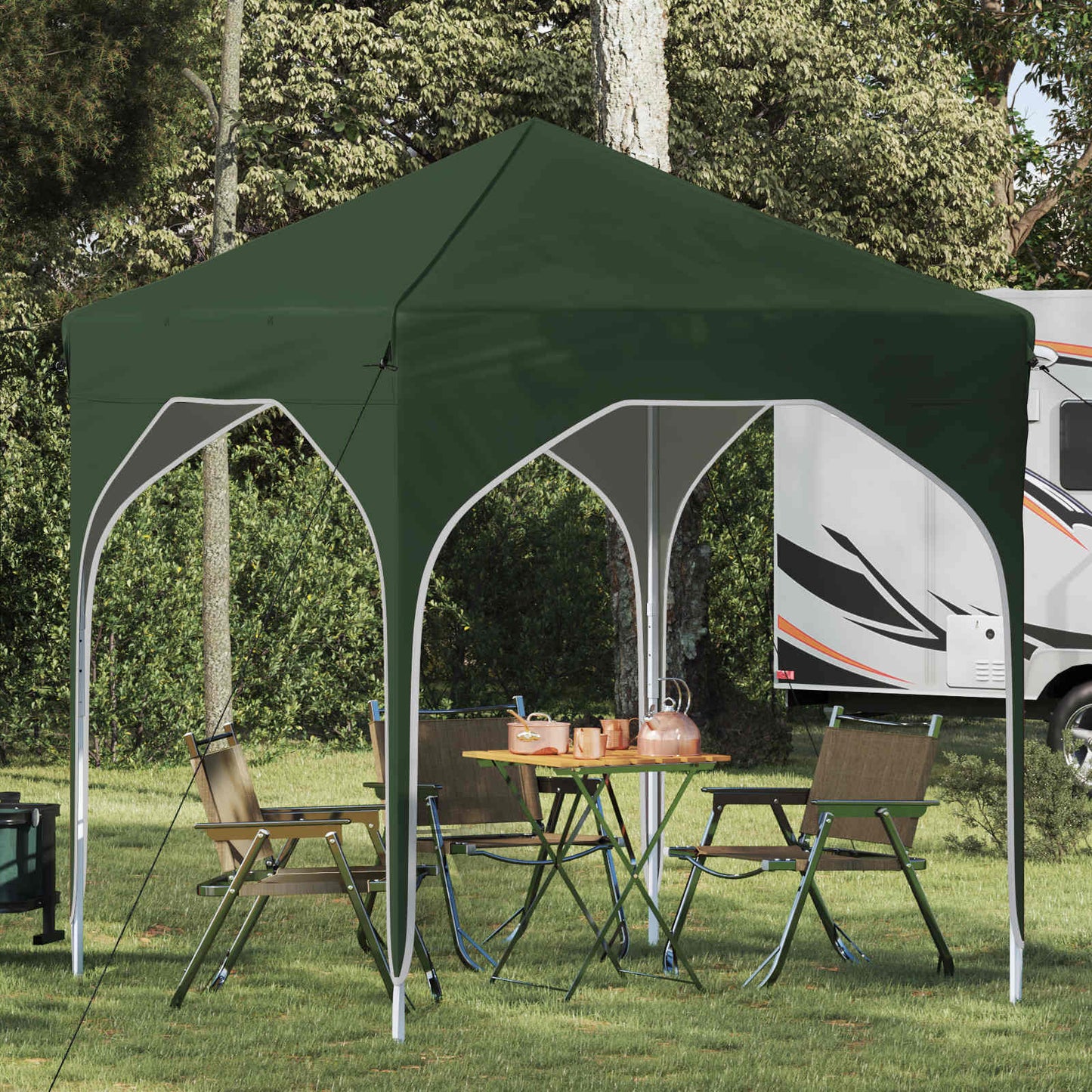 Pop-up Party Tent 194 x 194 x 245 cm Green