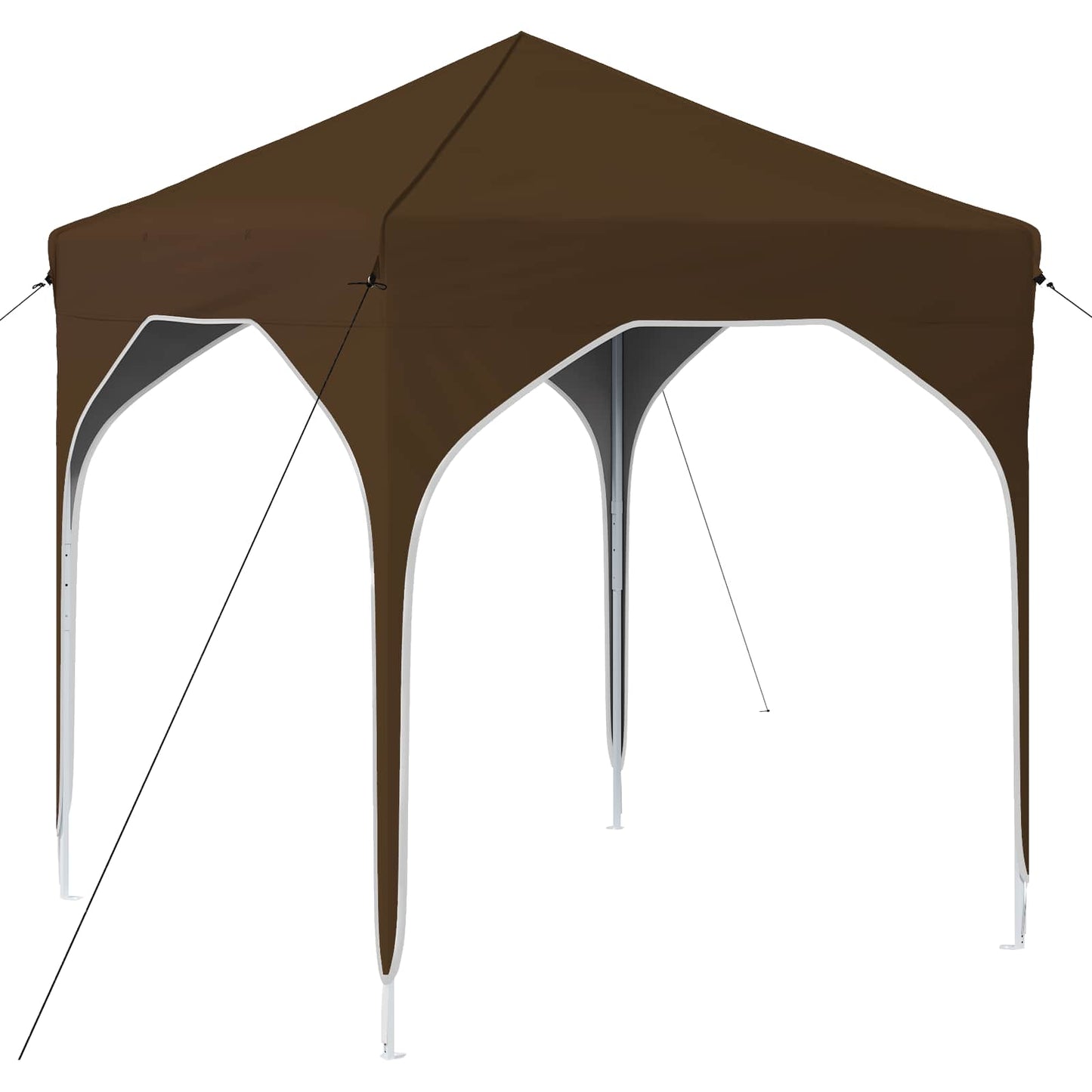Pop-up Party Tent 194 x 194 x 245 cm Taupe