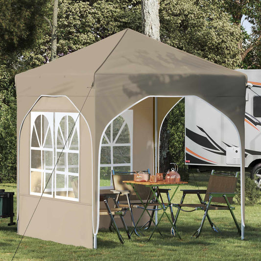 Pop-up Party Tent 192 x 192 x 245 cm Cream