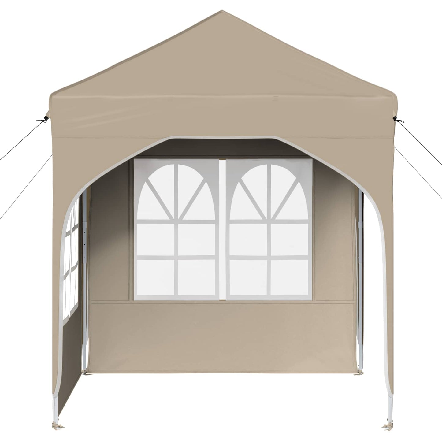 Pop-up Party Tent 192 x 192 x 245 cm Cream