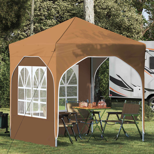 Pop-up Party Tent 192 x 192 x 245 cm Beige
