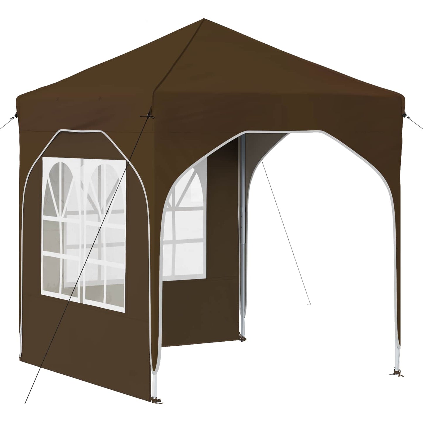 Pop-up Party Tent 192 x 192 x 245 cm Taupe