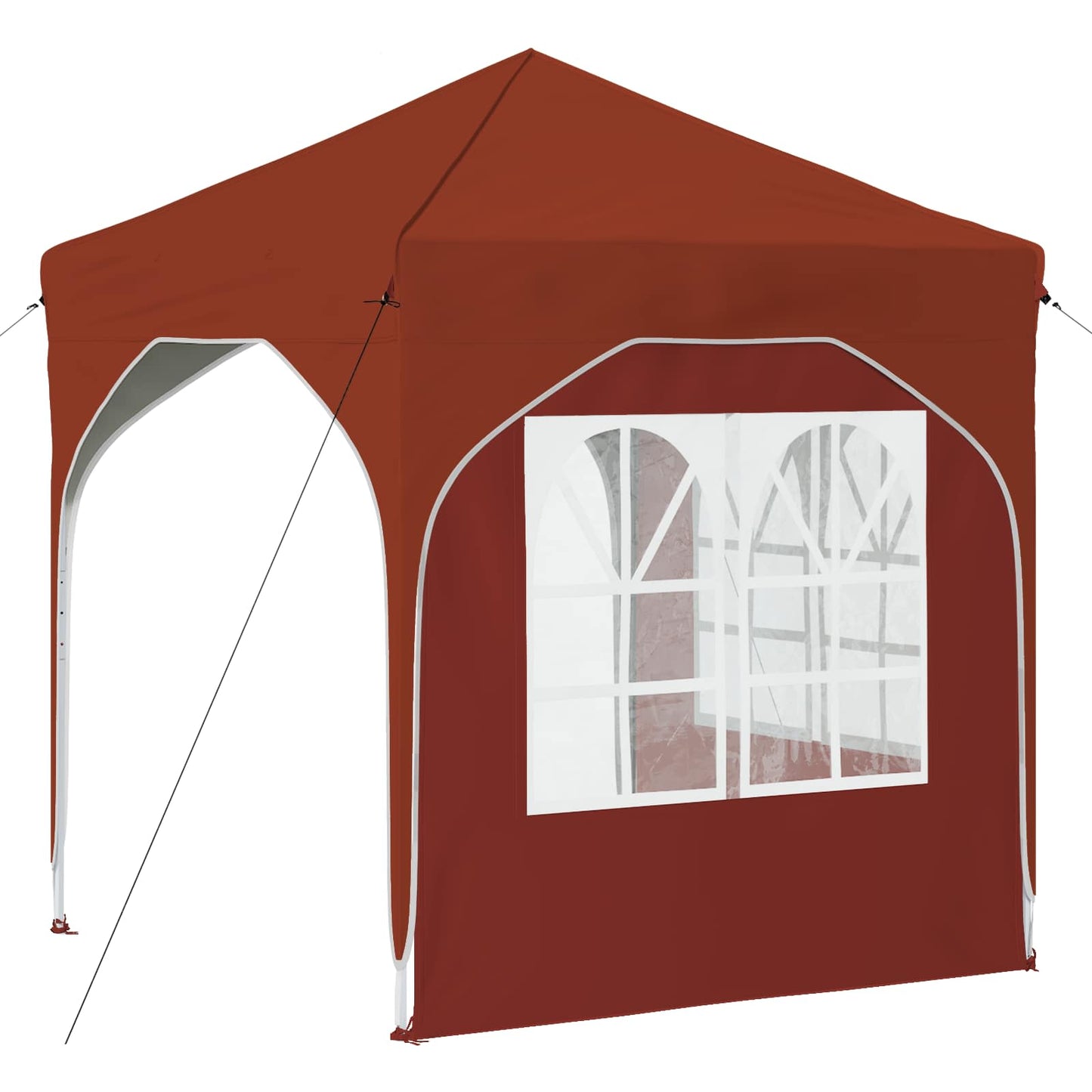 Pop-up Party Tent 192 x 192 x 245 cm Terracotta