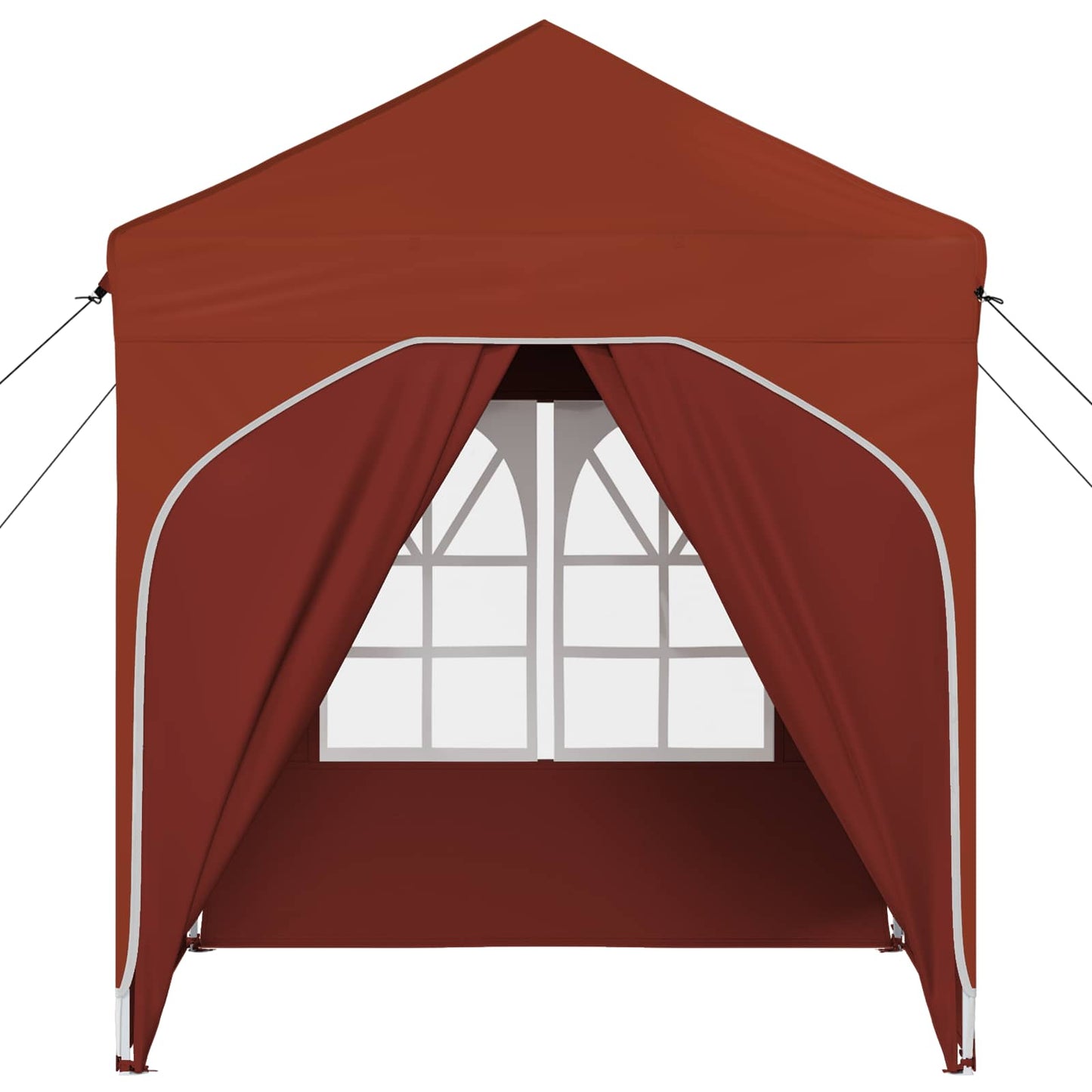 Pop-up Party Tent 192 x 192 x 245 cm Terracotta