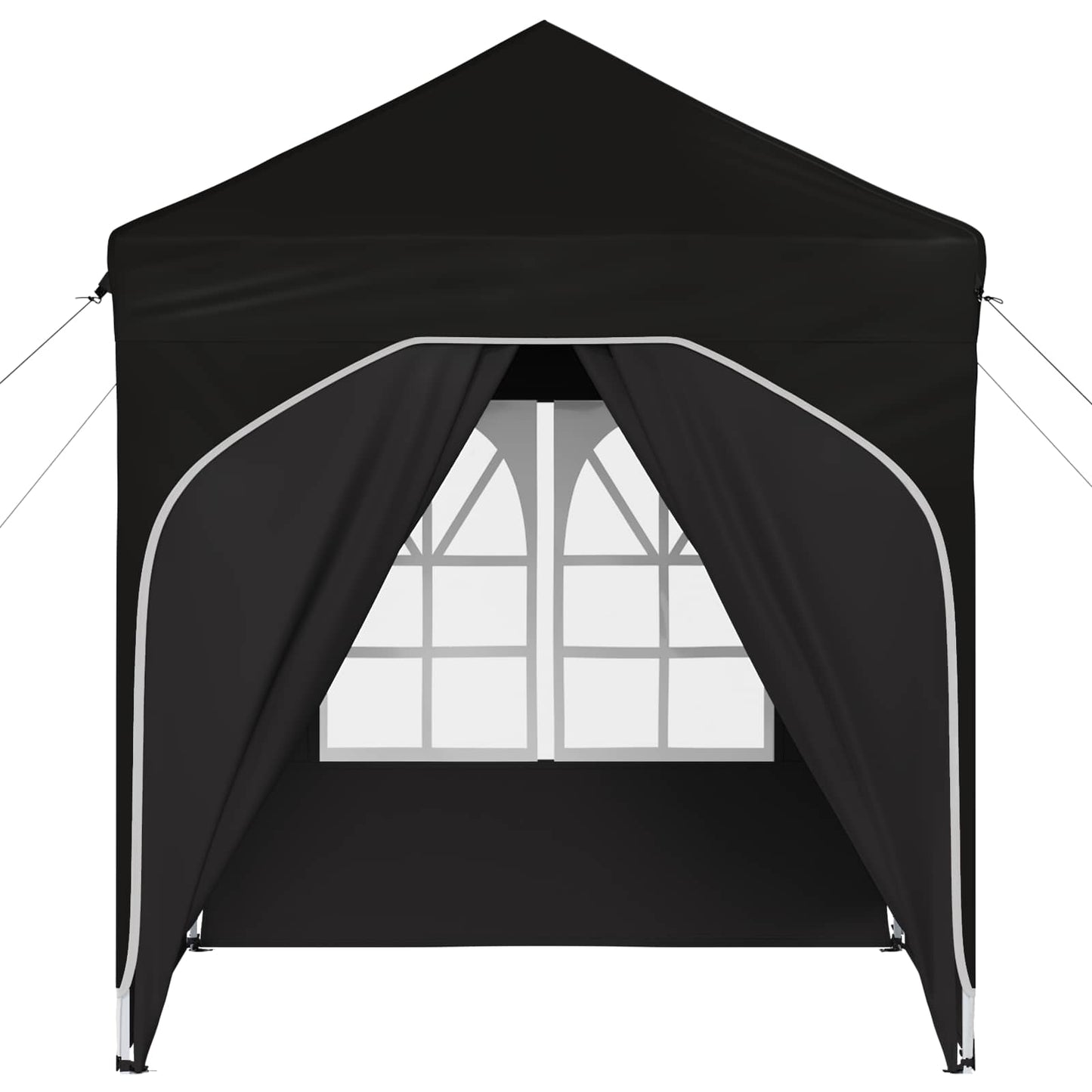 Pop-up Party Tent 192 x 192 x 245 cm Black